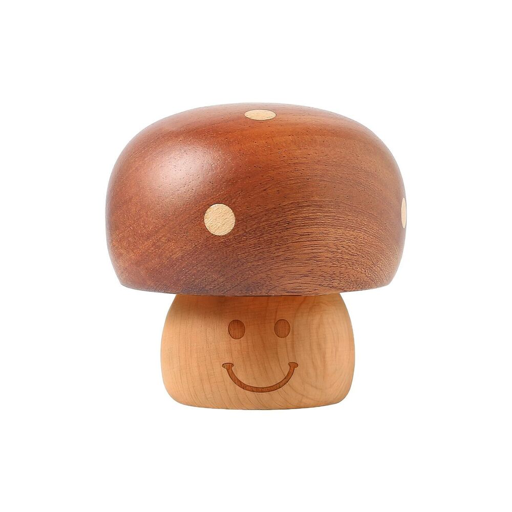 7566 You are my sunshine Cute Mushroom Mechanism Music Box Adorable Wood